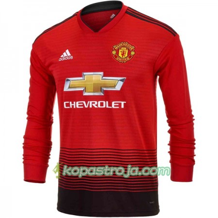 Billiga Fotbollströjor Manchester United Hemma tröja 2018/19 Långärmad